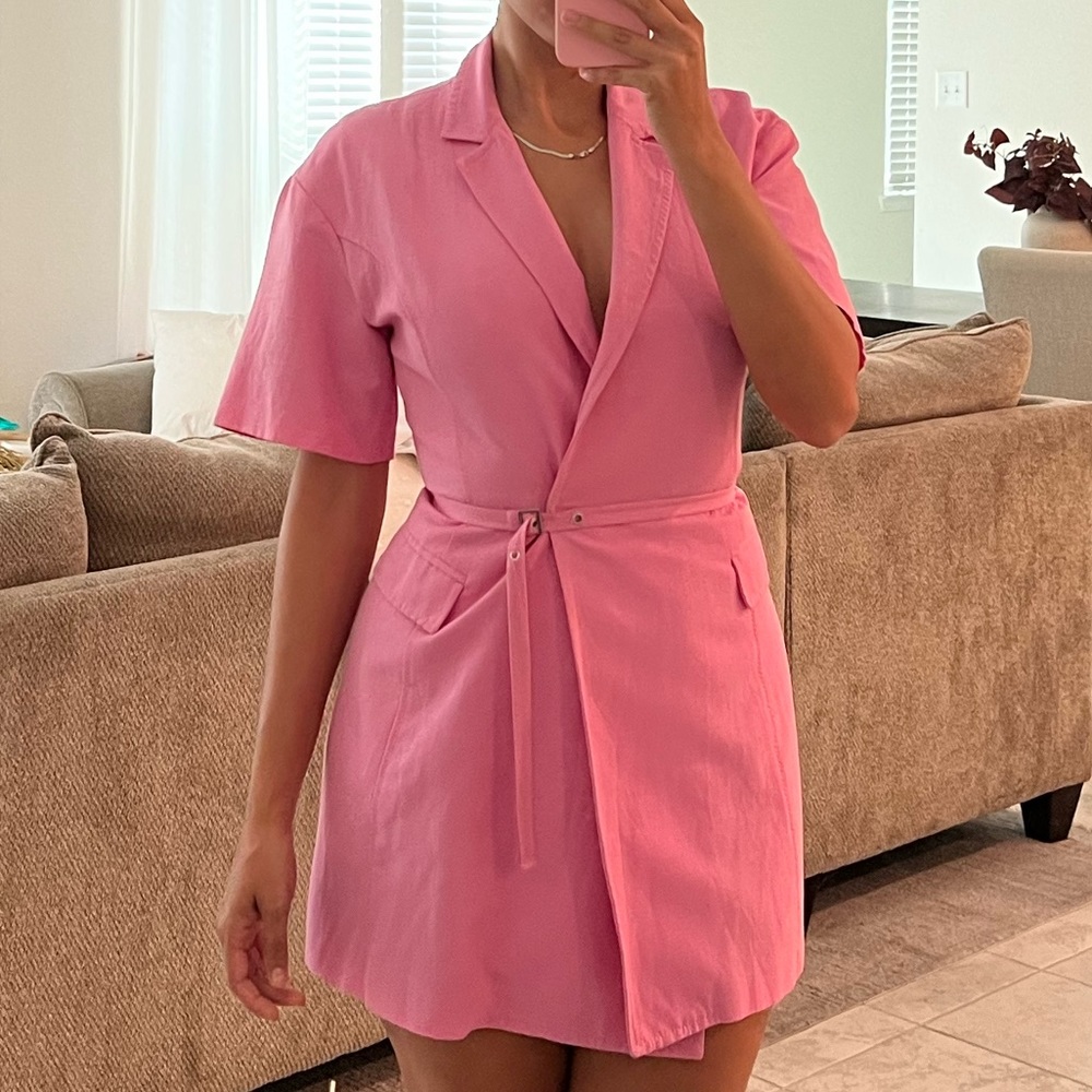 New Zara pink dress